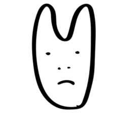 Rabbit mock mock sticker #9702668