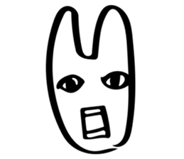 Rabbit mock mock sticker #9702670