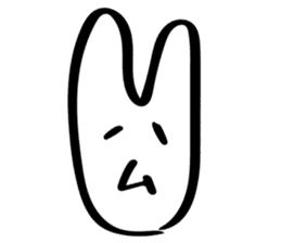 Rabbit mock mock sticker #9702671