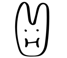 Rabbit mock mock sticker #9702672
