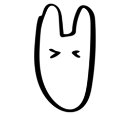 Rabbit mock mock sticker #9702676