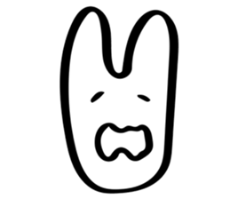 Rabbit mock mock sticker #9702678