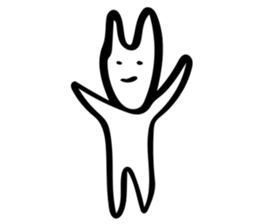 Rabbit mock mock sticker #9702683