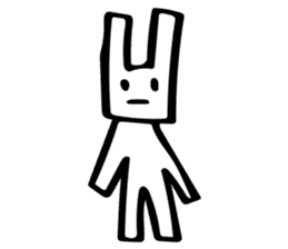 Rabbit mock mock sticker #9702684