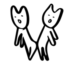 Rabbit mock mock sticker #9702685