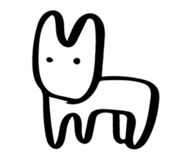 Rabbit mock mock sticker #9702686