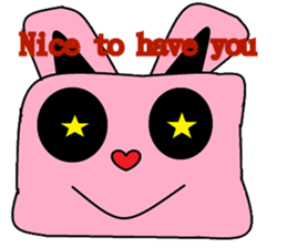 Rabbit wishful sticker #9703168