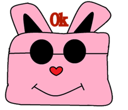 Rabbit wishful sticker #9703172