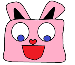 Rabbit wishful sticker #9703173