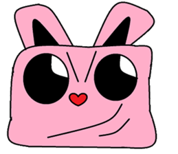 Rabbit wishful sticker #9703174