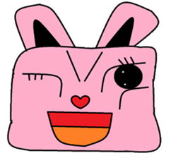 Rabbit wishful sticker #9703175