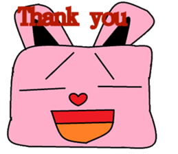 Rabbit wishful sticker #9703176