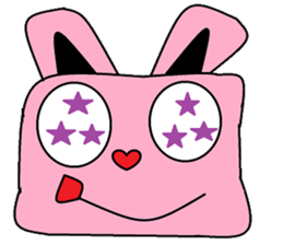 Rabbit wishful sticker #9703177