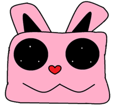 Rabbit wishful sticker #9703179