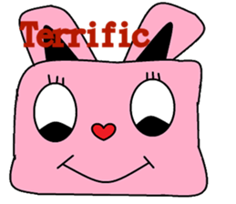 Rabbit wishful sticker #9703180