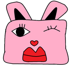 Rabbit wishful sticker #9703181