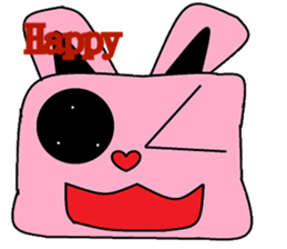 Rabbit wishful sticker #9703182