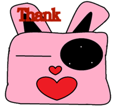 Rabbit wishful sticker #9703183