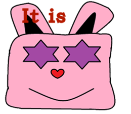 Rabbit wishful sticker #9703184