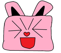 Rabbit wishful sticker #9703186