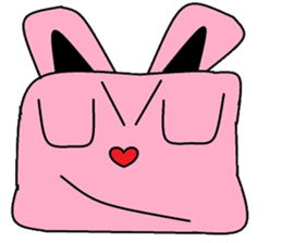 Rabbit wishful sticker #9703187