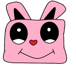 Rabbit wishful sticker #9703188