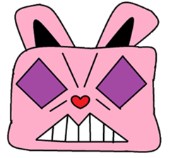 Rabbit wishful sticker #9703189