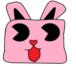 Rabbit wishful sticker #9703191