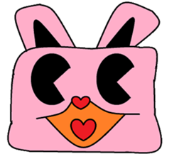 Rabbit wishful sticker #9703193