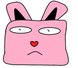 Rabbit wishful sticker #9703196