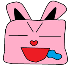 Rabbit wishful sticker #9703199