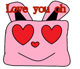 Rabbit wishful sticker #9703204