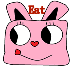 Rabbit wishful sticker #9703205