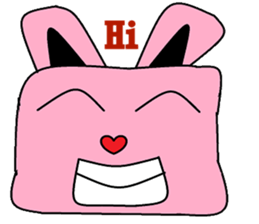 Rabbit wishful sticker #9703206