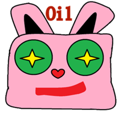 Rabbit wishful sticker #9703207