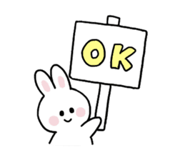 The bunny  of "Cat and bunny" sticker #9703248