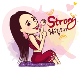 Strong Lady sticker #9703528