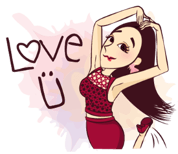 Strong Lady sticker #9703536