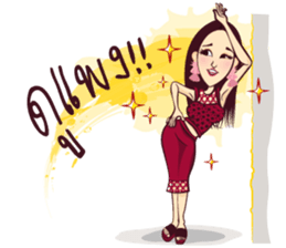 Strong Lady sticker #9703549