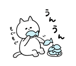 Cat and bunny happy sticker #9703732