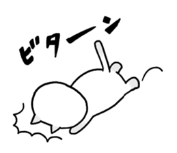 Cat and bunny happy sticker #9703737