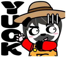 Farmer Ponda Where is my donkey sticker #9703881