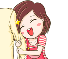 TuaTo : Choompoo Pink [Eng] sticker #9704300