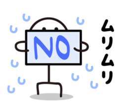 Pretty stick figure sticker2 sticker #9704371