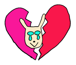 CAT and DOG for VALENTINE sticker #9704460