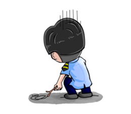 Ticket boy handsome sticker #9704865