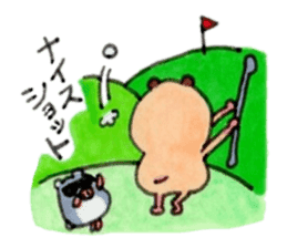 Kinkuma hamster "Hamuhamu"7 sticker #9705379