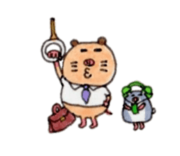 Kinkuma hamster "Hamuhamu"7 sticker #9705406