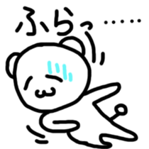 Everyday of white creatures sticker #9705442