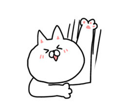 Reaction of the cat sticker #9705808